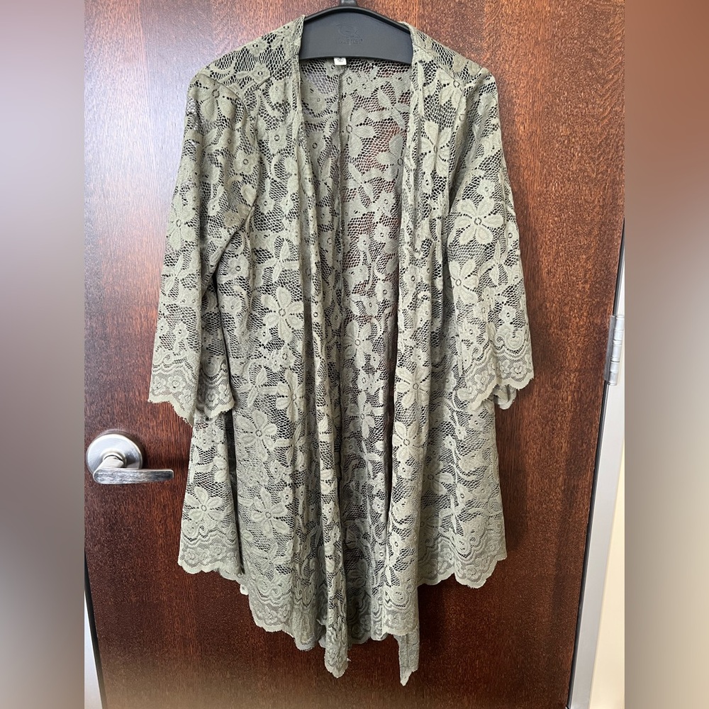 Floral Lace Kimono/Coverup
